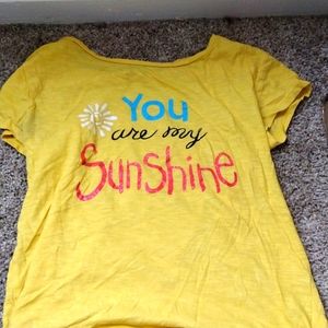 Yellow girls shirt